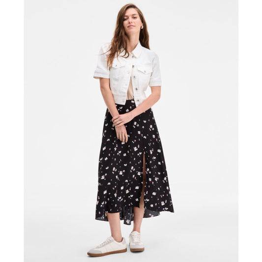 On 34th Women's Floral Slit Midi Skirt, Exclusively at Macy's