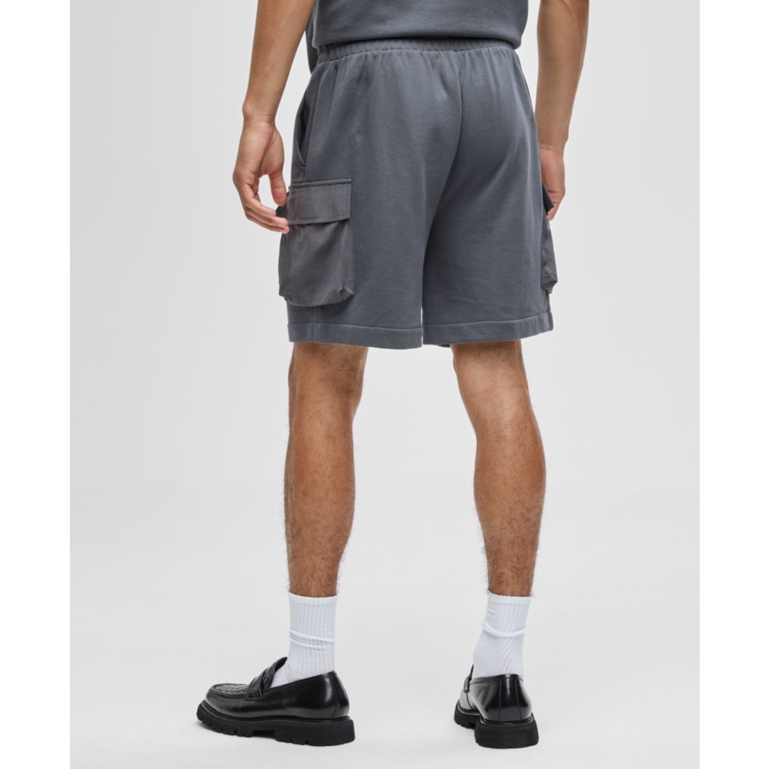 Mode of One Men's Regular-Fit Printed 7" French Terry Cargo Shorts, Exclusively at Macy's