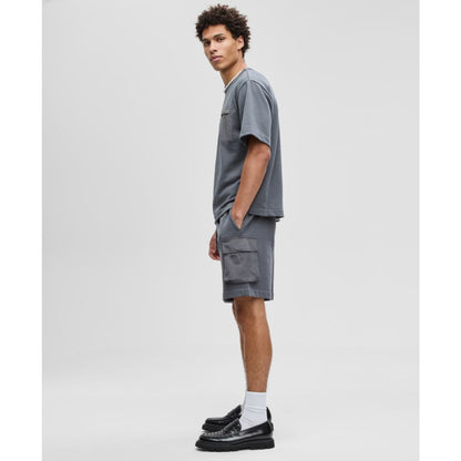 Mode of One Men's Regular-Fit Printed 7" French Terry Cargo Shorts, Exclusively at Macy's