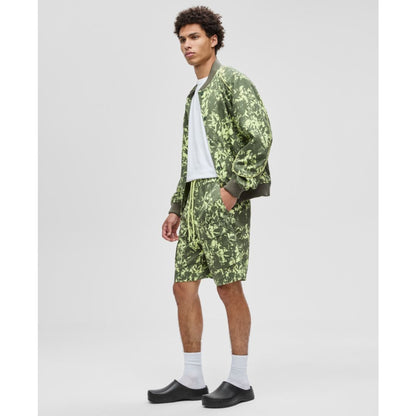 Mode of One Men's Abstracted Floral Regular-Fit Printed 9" Cargo Shorts, Macy's Exclusive