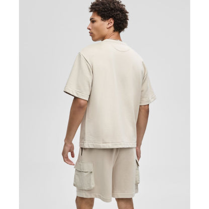 Mode of One Men's Mixed Relaxed-Fit French Terry Pocket T-Shirt, Macy's Exclusive