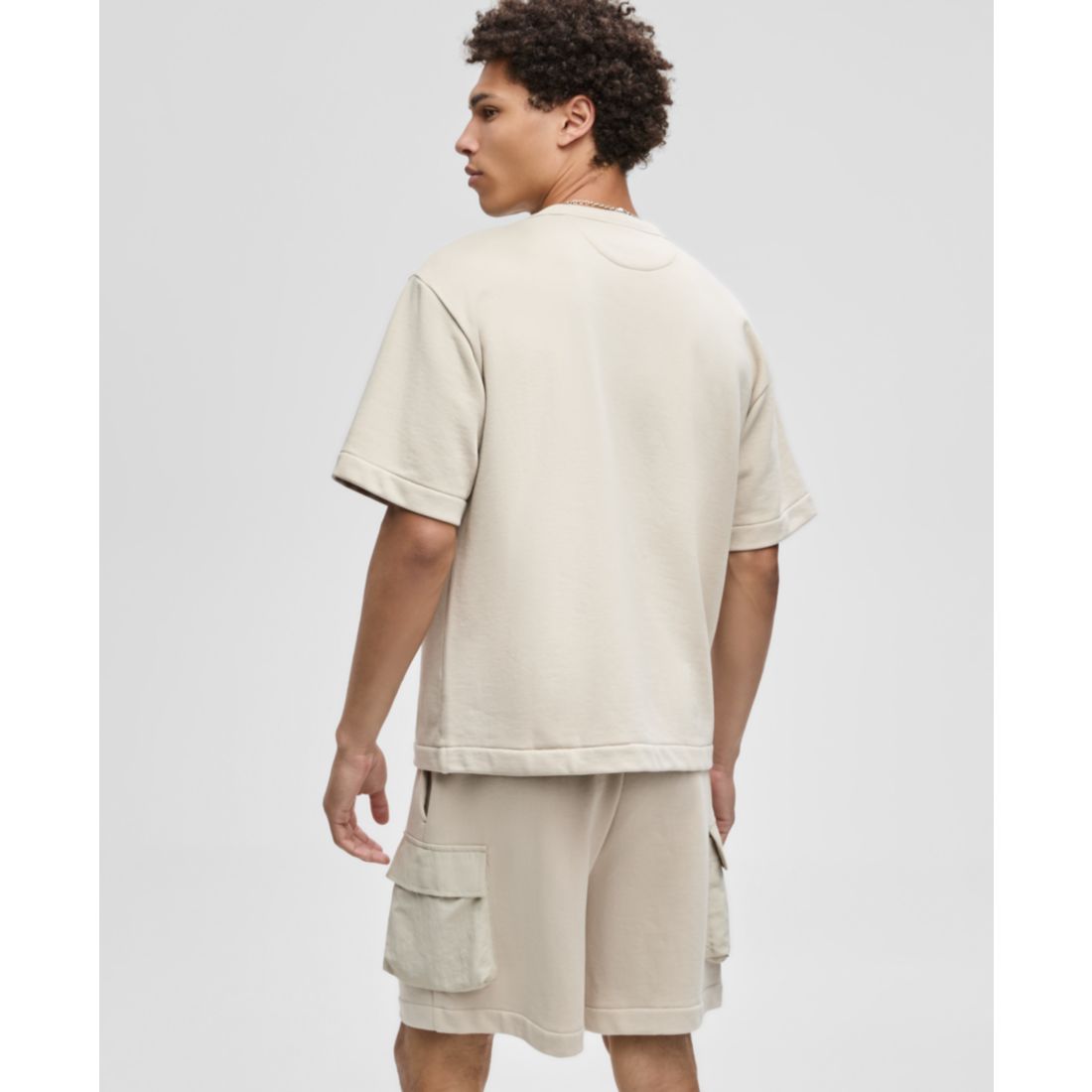 Mode of One Men's Mixed Relaxed-Fit French Terry Pocket T-Shirt, Macy's Exclusive