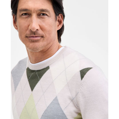 Club Room Men's Regular-Fit Argyle Crewneck Sweater, Macy's Exclusive