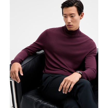 Alfani Men's Merino Wool-Blend Turtleneck Sweater, Created for Macy's