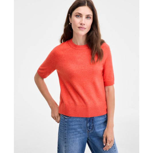 On 34th Women's Saddle Short Sleeve Sweater, Macy's Exclusive