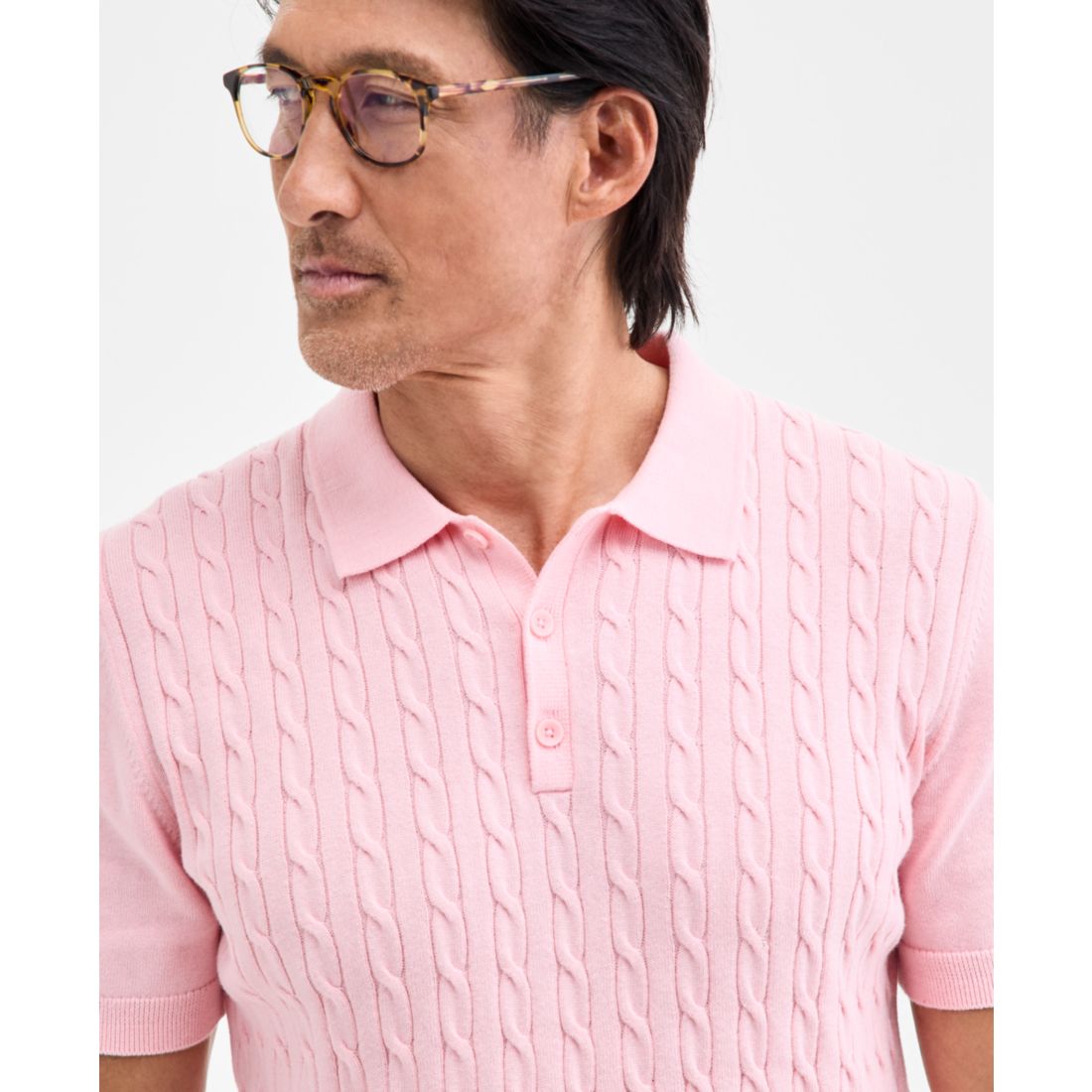 Club Room Men's Regular-Fit Sweater-Knit Polo Shirt, Created for Macy's