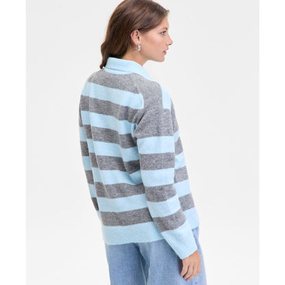 On 34th Women's Striped Rugby Sweater, Macy's Exclusive