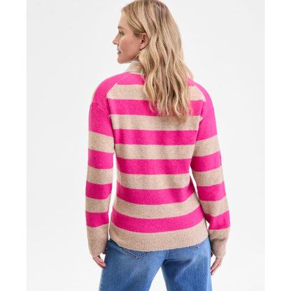 On 34th Women's Striped Rugby Sweater, Macy's Exclusive