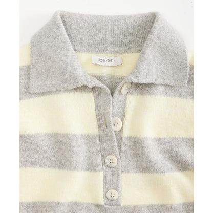On 34th Women's Striped Rugby Sweater, Macy's Exclusive