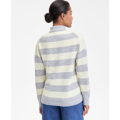 On 34th Women's Striped Rugby Sweater, Macy's Exclusive