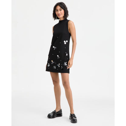 On 34th Women's Paillette Embellished Mock Neck Shift Dress, Macy's Exclusive