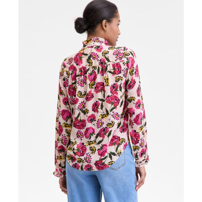 On 34th Women's Ruffle-Trim Split-Neck Blouse, Macy's Exclusive