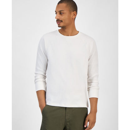 Sun + Stone Men's Waffle-Knit Thermal Shirt, Macy's Exclusive