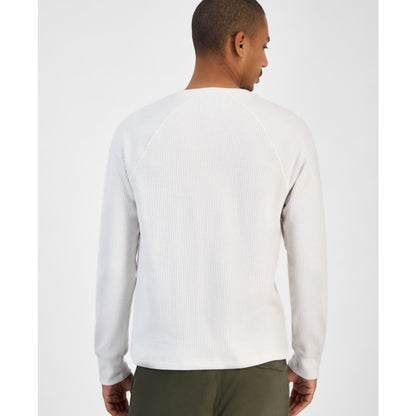 Sun + Stone Men's Waffle-Knit Thermal Shirt, Macy's Exclusive