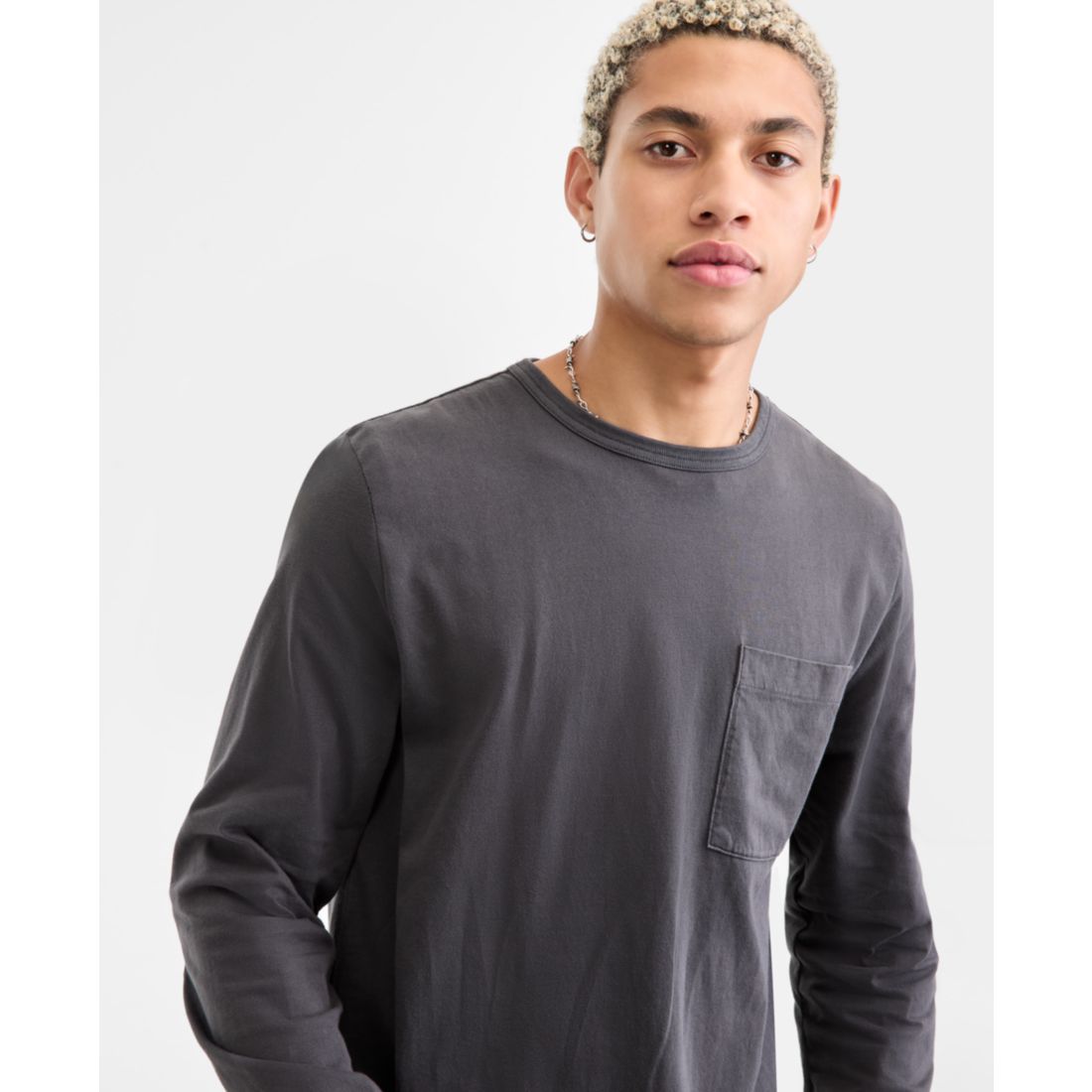 Sun + Stone Men's Long-Sleeve Cotton T-Shirt, Macy's Exclusive