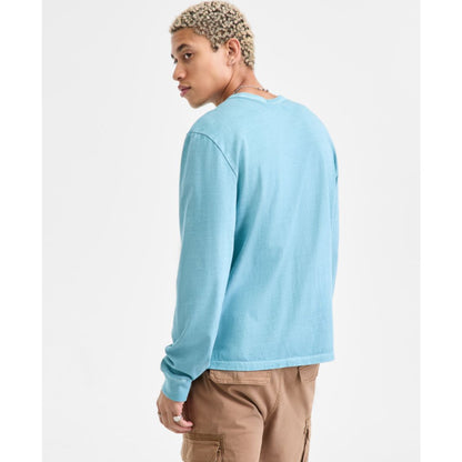 Sun + Stone Men's Long-Sleeve Cotton T-Shirt, Macy's Exclusive