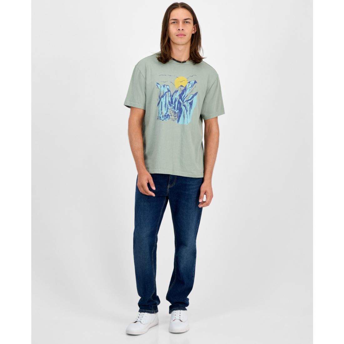 Sun + Stone Men's Short-Sleeve Cotton Colorado Graphic T-Shirt, Macy's Exclusive