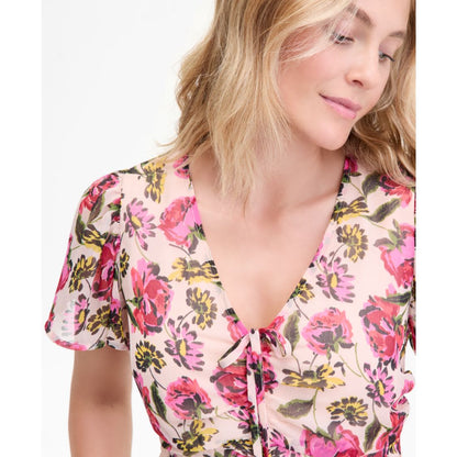 On 34th Women's Floral-Print Flutter-Sleeve Midi Dress, Macy's Exclusive