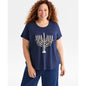 Style & Co Plus Size Menorah Graphic T-Shirt, Macy's Exclusive