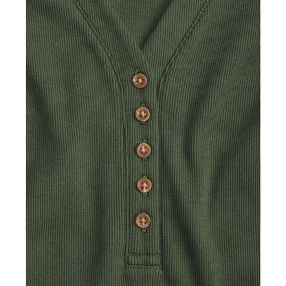 On 34th Women's Puff-Shoulder Long-Sleeve Henley T-Shirt, Macy's Exclusive