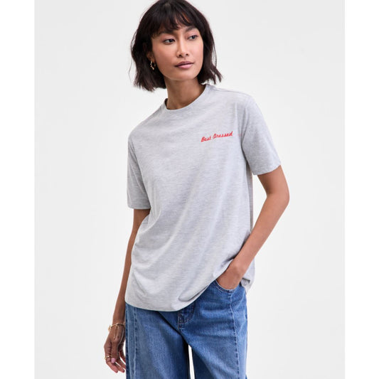 On 34th Women's Best Dressed Embroidered T-Shirt, Macy's Exclusive