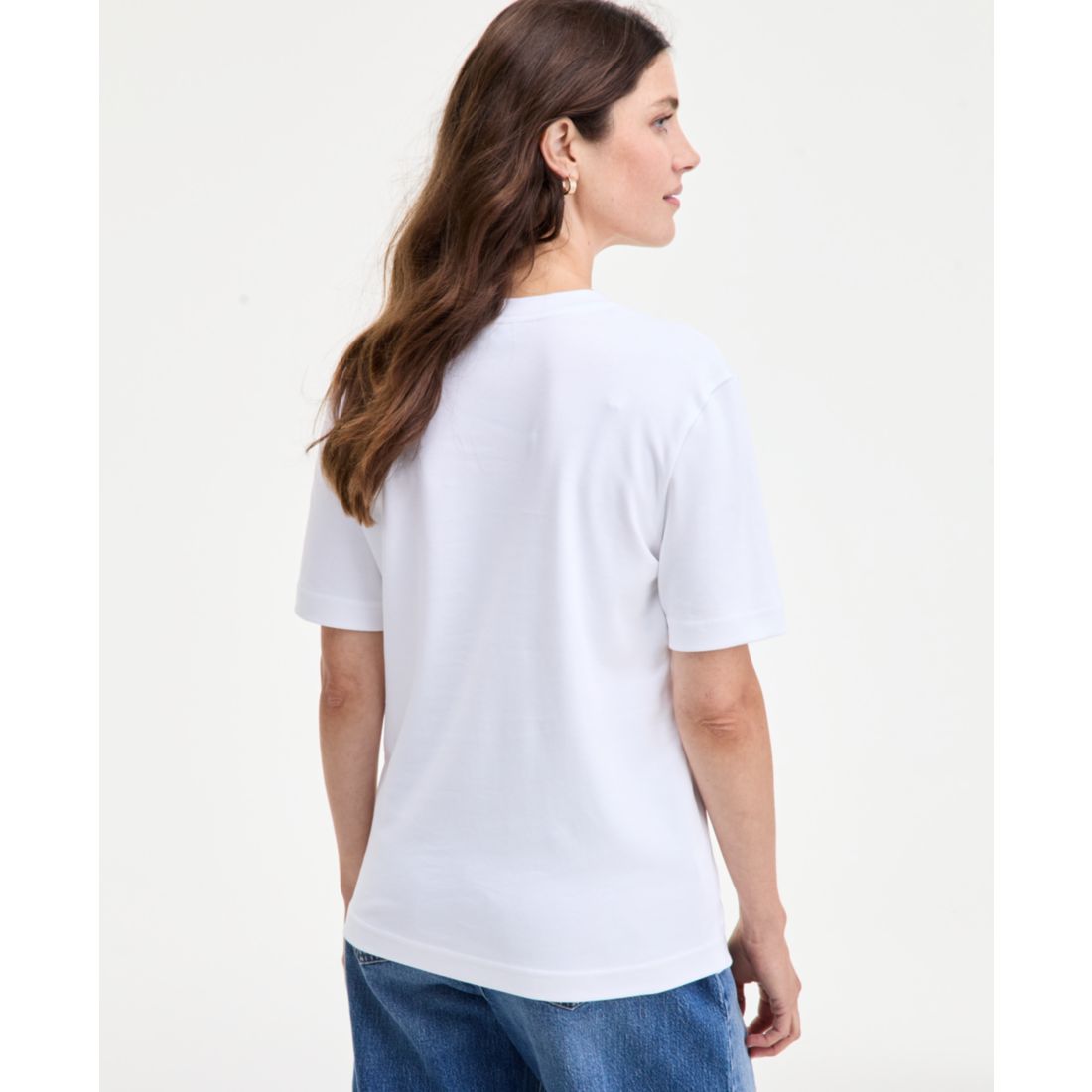 On 34th Women's Scattered-Floral-Embellished Cotton T-Shirt, Macy's Exclusive