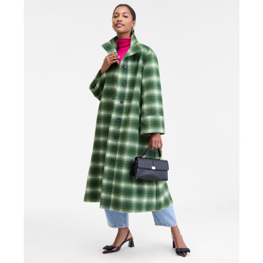 On 34th Women's Plaid Oversized Coat, Macy's Exclusive