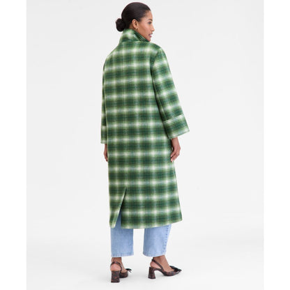 On 34th Women's Plaid Oversized Coat, Macy's Exclusive