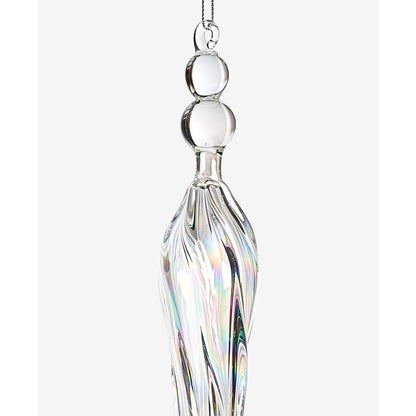 Holiday Lane Iced Delight Glass Finial Ornament, Macy's Exclusive