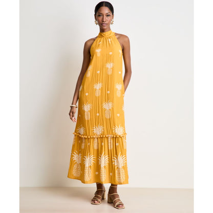 Women's Pineapple-Print Maxi Dress, Macy's Exclusive - On 34th | Alix Friedberg Capsule Collection