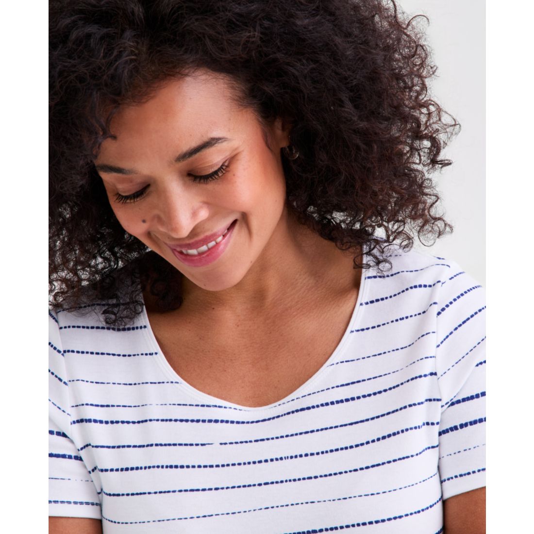 Style & Co Women's Printed Short-Sleeve Scoop-Neck Top, Macy's Exclusive