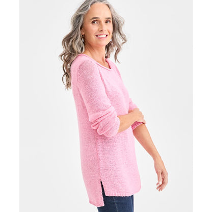 Style & Co Women's Tape Yarn Roll Neck Sweater, Macy's Exclusive