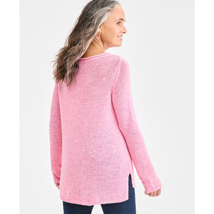 Style & Co Women's Tape Yarn Roll Neck Sweater, Macy's Exclusive