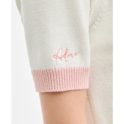 On 34th Women's Embroidered Colorblocked Short-Sleeve Sweater, Macy's Exclusive