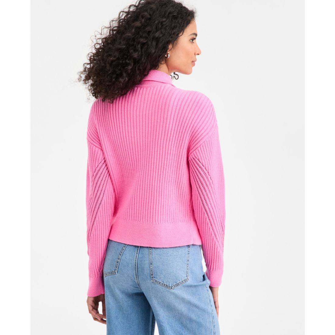 On 34th Women's Pointelle Zip Cardigan Sweater, Macy's Exclusive