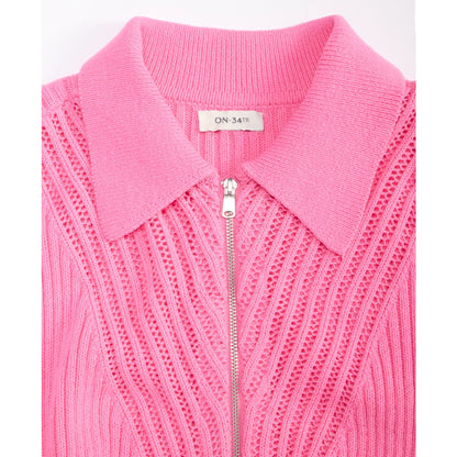 On 34th Women's Pointelle Zip Cardigan Sweater, Macy's Exclusive