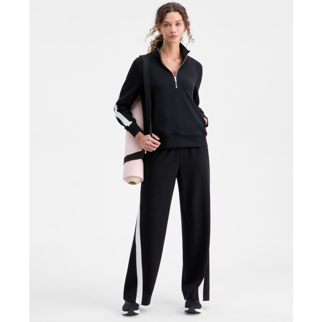 Id Ideology Women's Half-Zip Sweatshirt, Macy's Exclusive