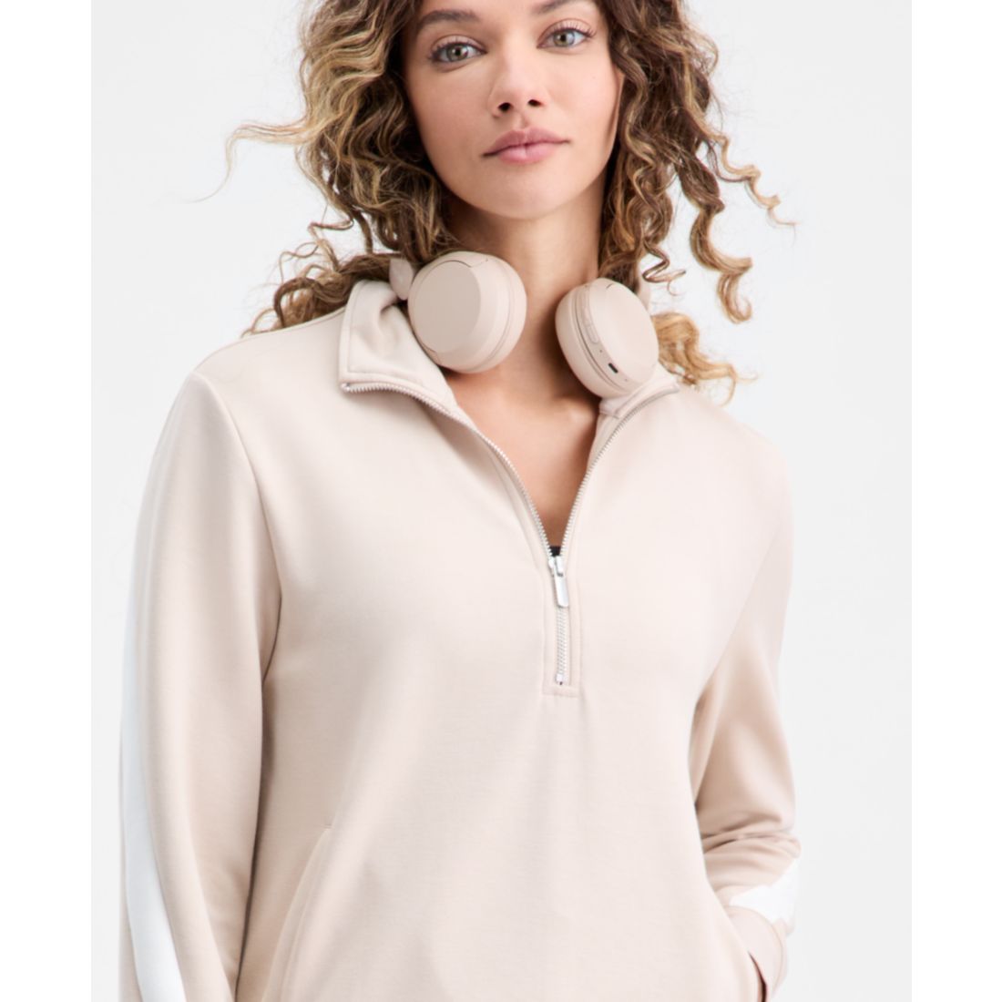 Id Ideology Women's Half-Zip Sweatshirt, Macy's Exclusive
