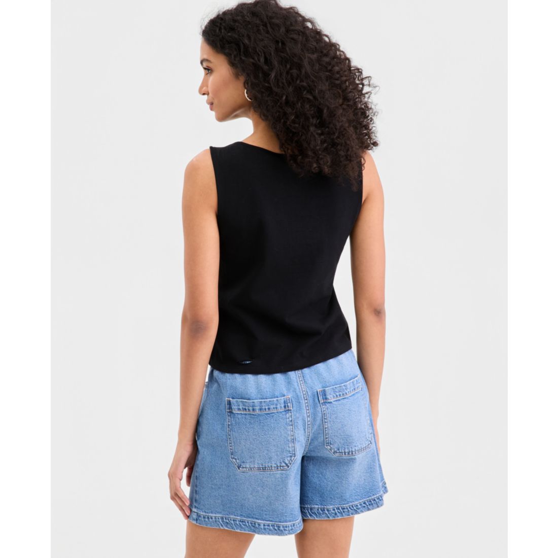 On 34th Women's Knit Sleeveless Boat-Neck Top, Macy's Exclusive