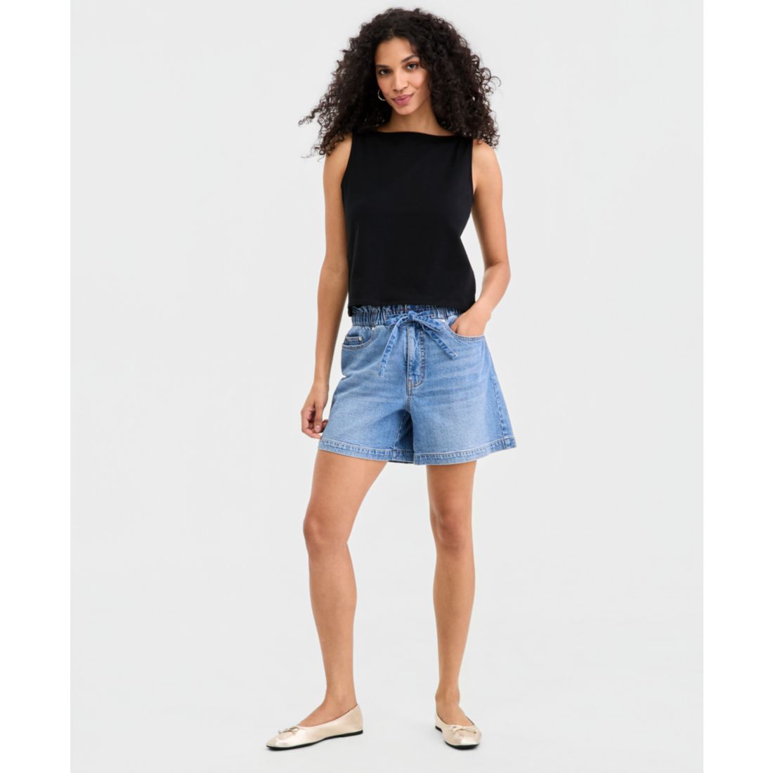On 34th Women's Knit Sleeveless Boat-Neck Top, Macy's Exclusive