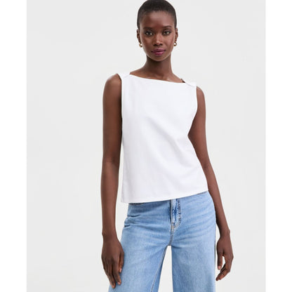 On 34th Women's Knit Sleeveless Boat-Neck Top, Macy's Exclusive