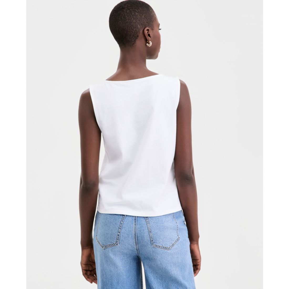 On 34th Women's Knit Sleeveless Boat-Neck Top, Macy's Exclusive