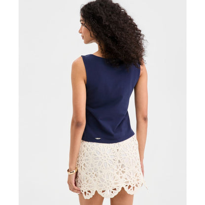 On 34th Women's Knit Sleeveless Boat-Neck Top, Macy's Exclusive