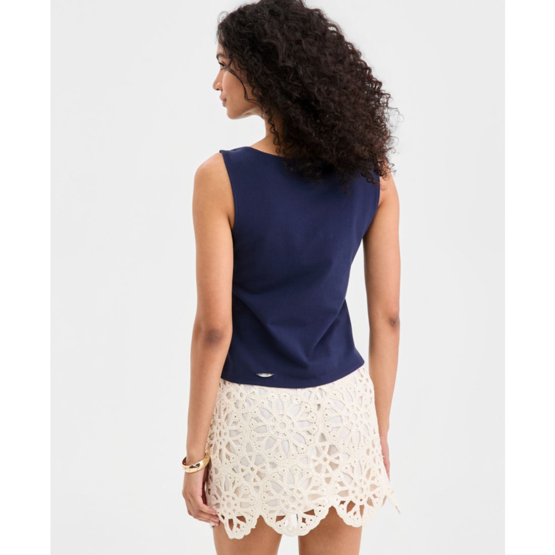 On 34th Women's Knit Sleeveless Boat-Neck Top, Macy's Exclusive