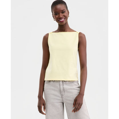 On 34th Women's Knit Sleeveless Boat-Neck Top, Macy's Exclusive