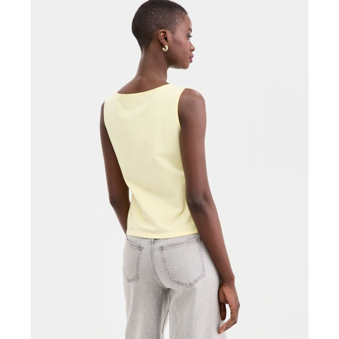 On 34th Women's Knit Sleeveless Boat-Neck Top, Macy's Exclusive