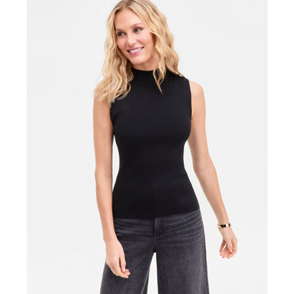 I.n.c. International Concepts Women's Shine-Knit Sleeveless Sweater, Macy's Exclusive