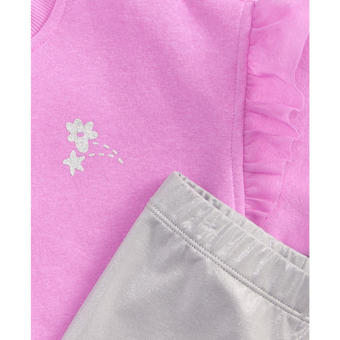 Epic Threads Girls Toddler 2T-4T Star Sweatshirt & Metallic Leggings Set, 2-Piece, Macy's Exclusive