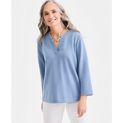 Style & Co Women's Luxsoft Fleece Sweatshirt, Macy's Exclusive