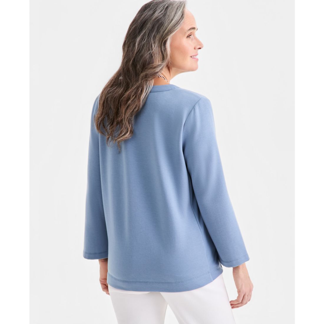 Style & Co Women's Luxsoft Fleece Sweatshirt, Macy's Exclusive